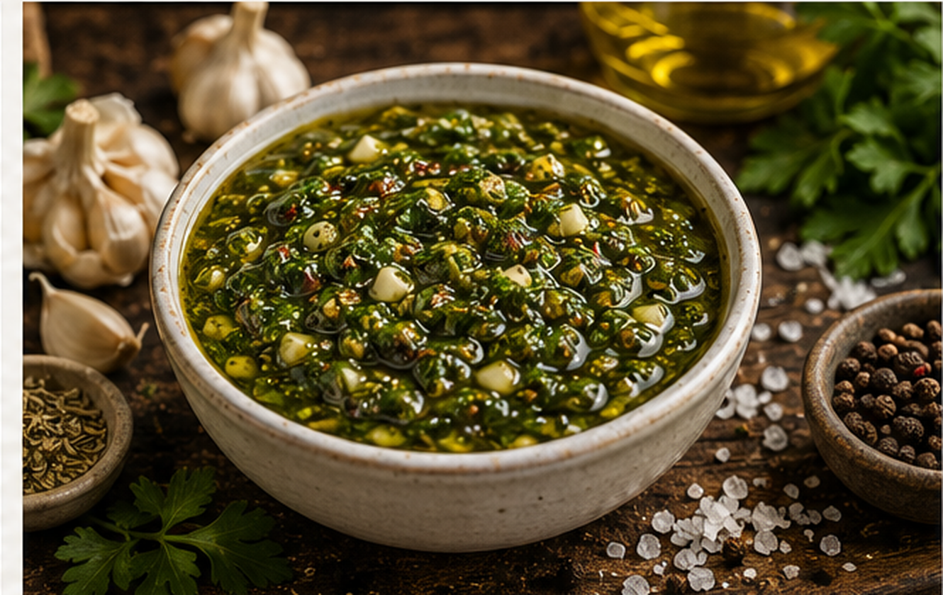 Fresh chimichurri bowl